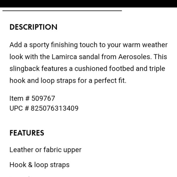 AEROSOLES LAMIRCA SANDAL in Purple Mettalic NWOT | Size 7.5 - Picture 9 of 10